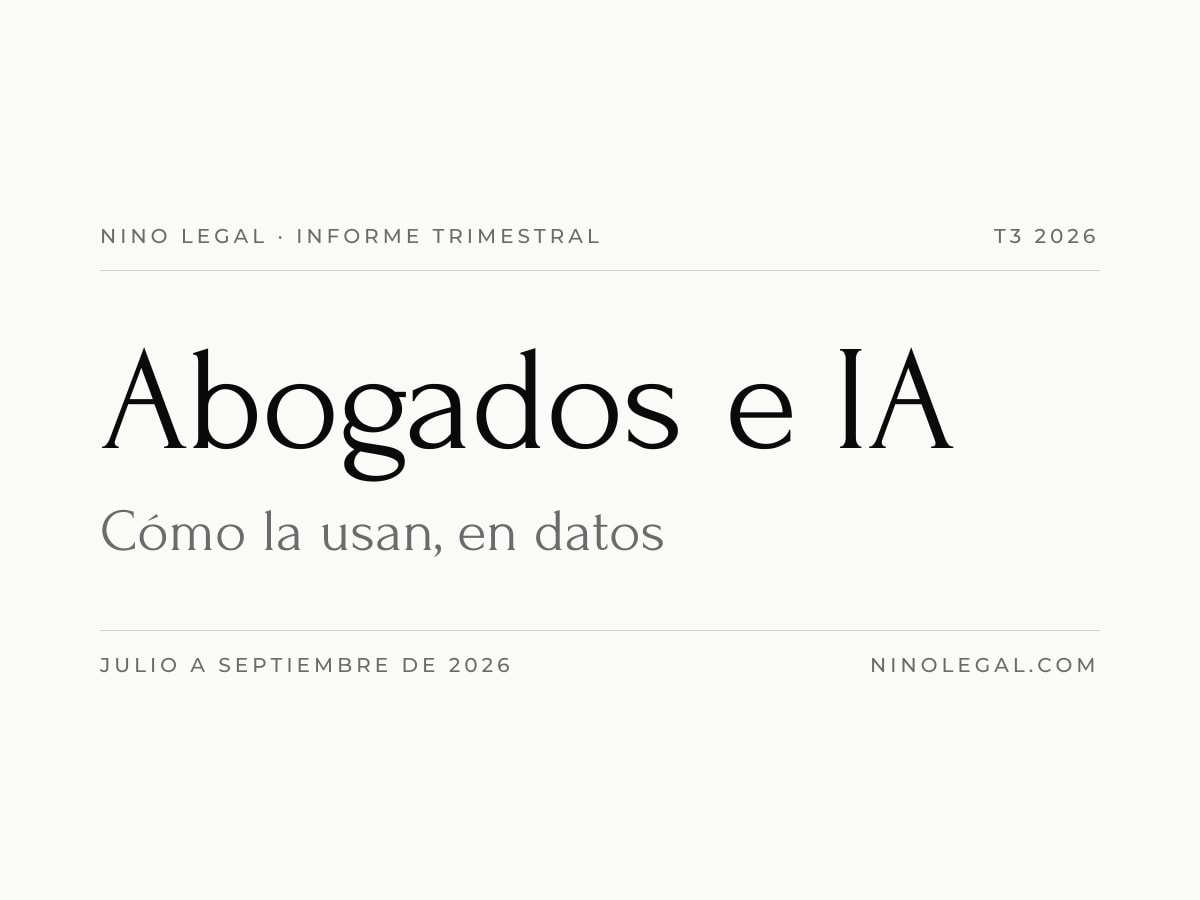 Cómo usan la inteligencia artificial los abogados argentinos: informe del tercer trimestre de 2026