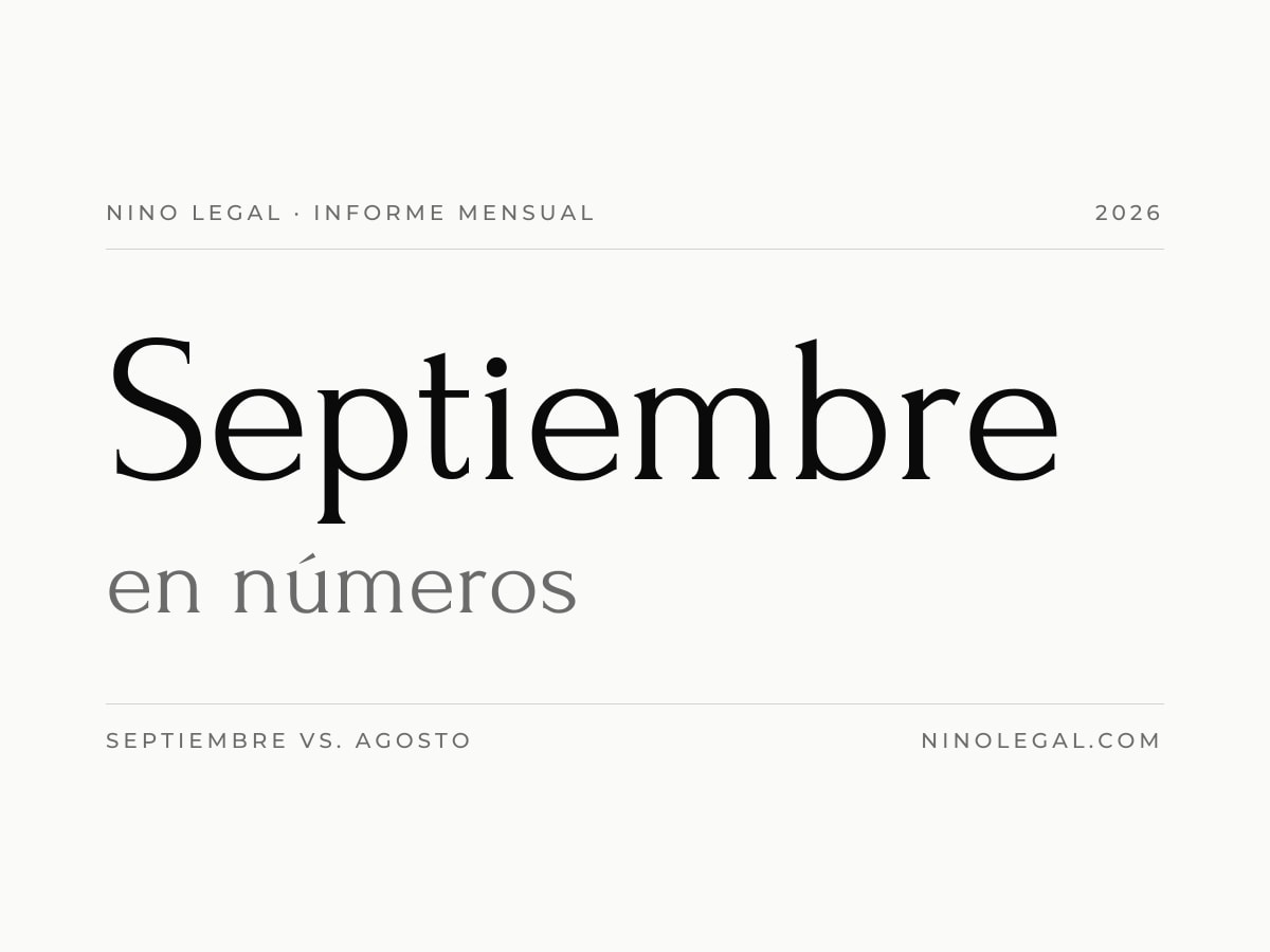 Nino Legal en números: septiembre de 2026