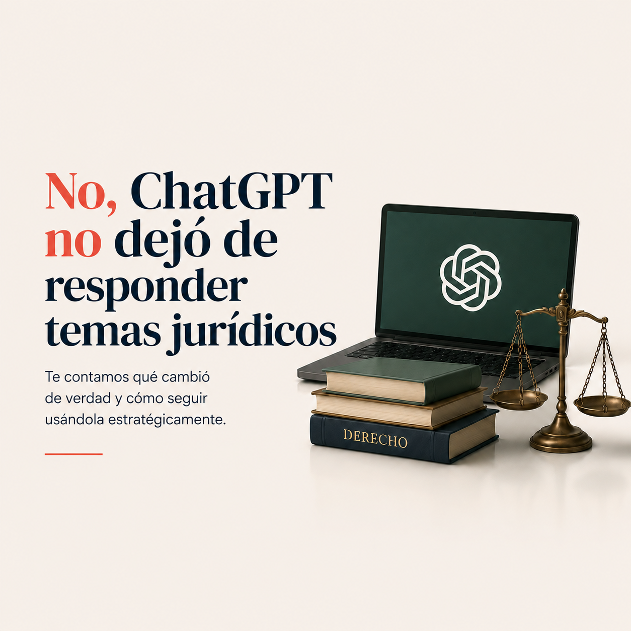 ¡ALERTA VIRAL! No, ChatGPT no dejó de responder temas jurídicos
